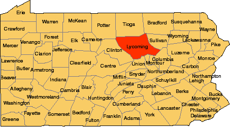 Counties of Pennsylvania - Lycoming County