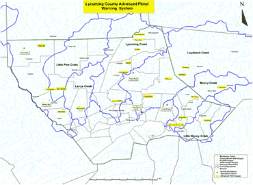 Lycoming County Advanced Flood Warning system