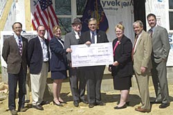 DCED check presentation ceremony